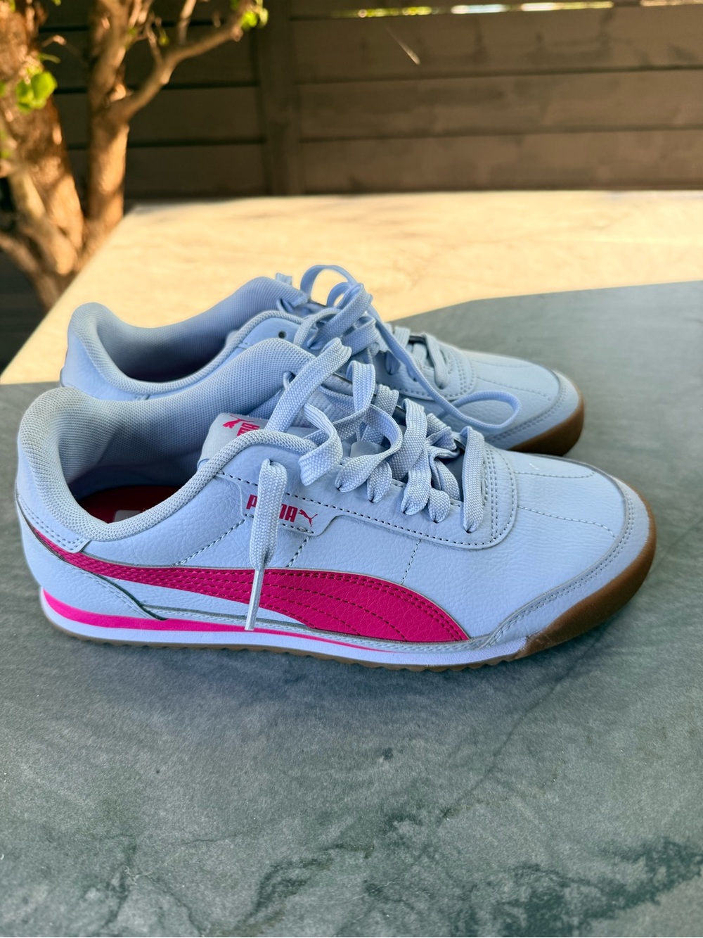 Puma Light Blue Fashion Sneakers